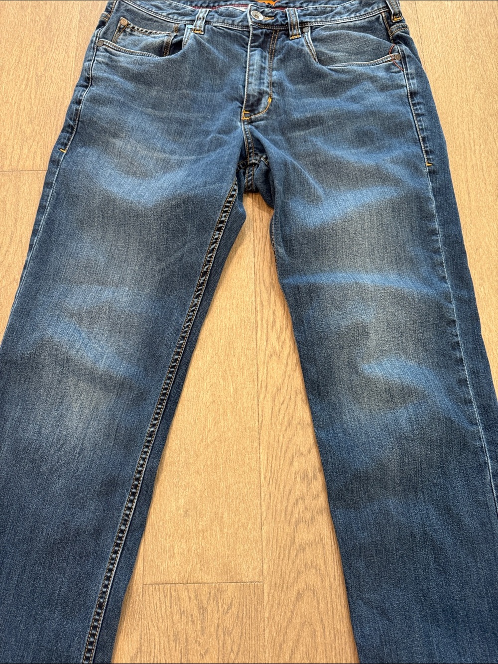 Tommy Bahama Sand Drifter Authentic Blue Denim Jeans Mens 32/32 Straight Leg - Picture 6 of 16
